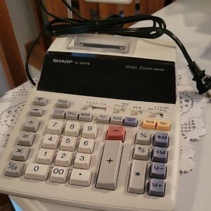 Sharp EL-1801P Printing Calculator